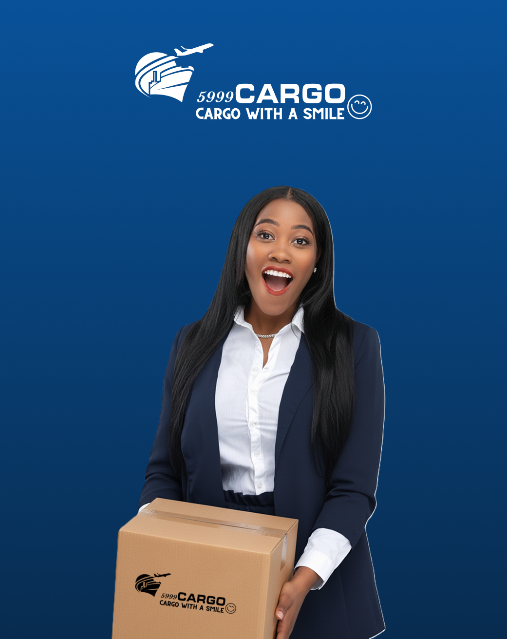 Cargo Agent Smiling